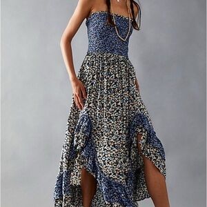 One I Love Dress -Denim Combo